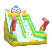 clown inflatable slide